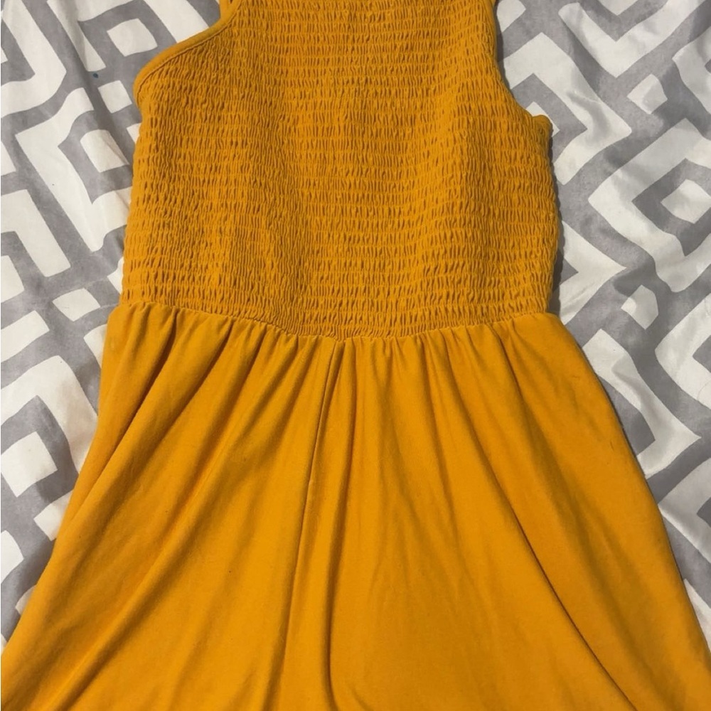 Derek Heart Mustard romper